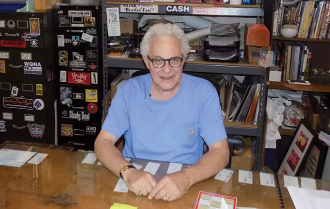 Mark Kessler, co-owner of Recycled Records (pictured here in 2018), died on April 24. - PHOTO CREDIT: BRUCE RUSHTON