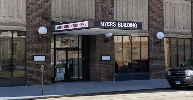 The historic Myers Brothers Building downtown is under contract to a Kansas developer who wants to convert it from office space to affordable rental housing. - PHOTO BY DEAN OLSEN