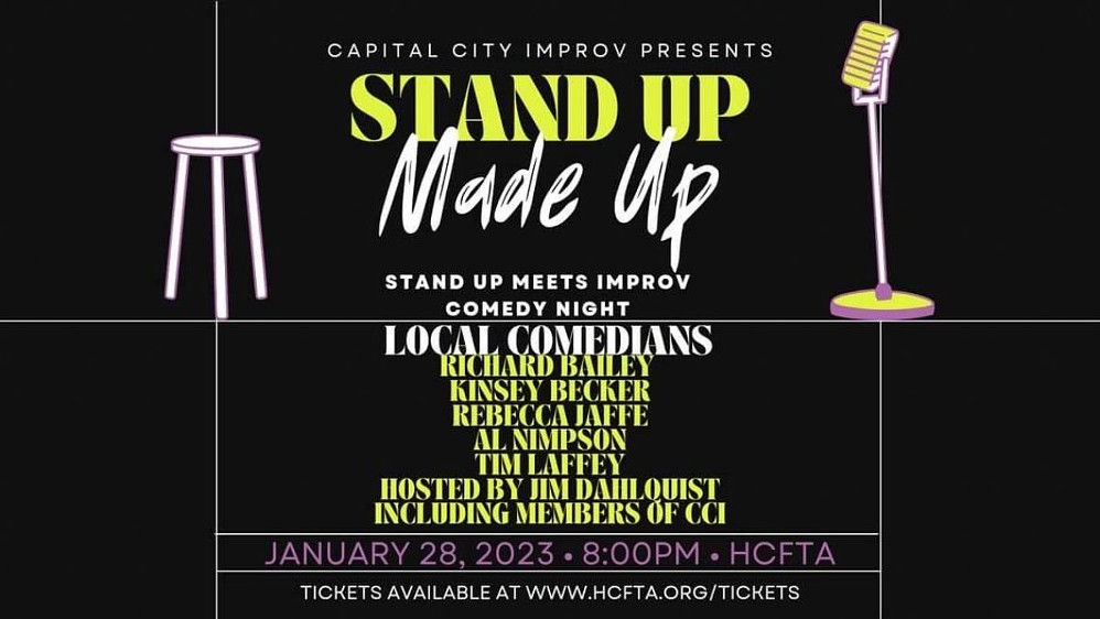 Stand Up Made Up flier