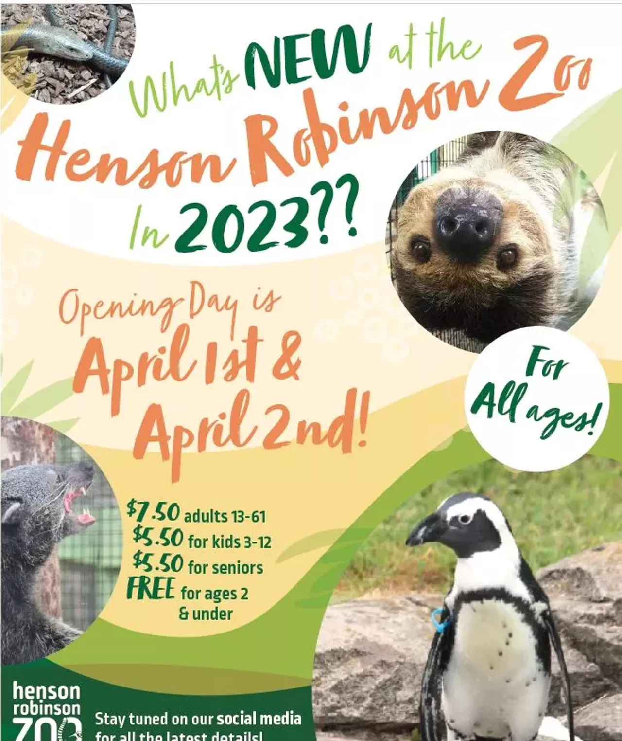 Opening weekend | Henson Robinson Zoo | Nature, Science & Environment, Children's Corner, Bulletin Board | Illinois Times Opening weekend | Henson Robinson Zoo | Nature, Science & Environment, Children's Corner, Bulletin Board | Illinois Times