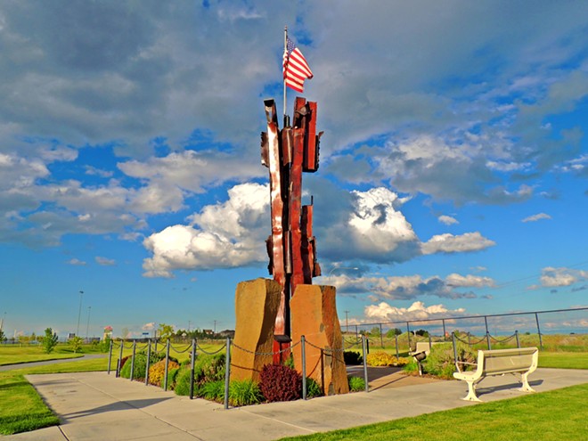 9/11 World Trade Center Memorial Monument in Kennewick, WA