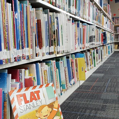 My Iowa grand niece Adaline, came as "flat Adaline" to learn more about Pullman for her school project. First we went to the picture book section of Neill Public Library to check out Flat Stanley by Jeff Brown so I could learn about his adventures.
    
    The photo was taken by Daily News reader Joye Dillman on December 2, 2019 at Neill Public Library.