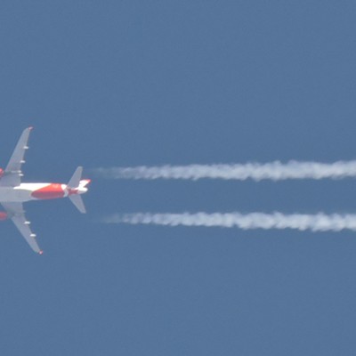 This flight from San Fransisco to Calgary usually takes a flight path over the LC Valley. I captured it in the early part of April this year. It's an Air Canada Rouge Airbus. Taken by Jay Armstrong from the Lewiston Airport.