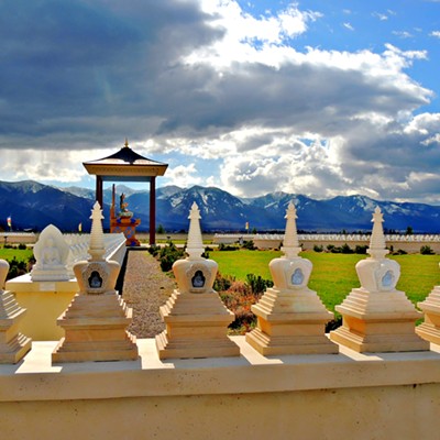 A visit to the Garden of One Thousand Buddhas in Arlee, Montana. The photo was taken on April 2, 2017 by Leif Hoffmann (Clarkston, WA) on a stop returning with family from a visit to Missoula.