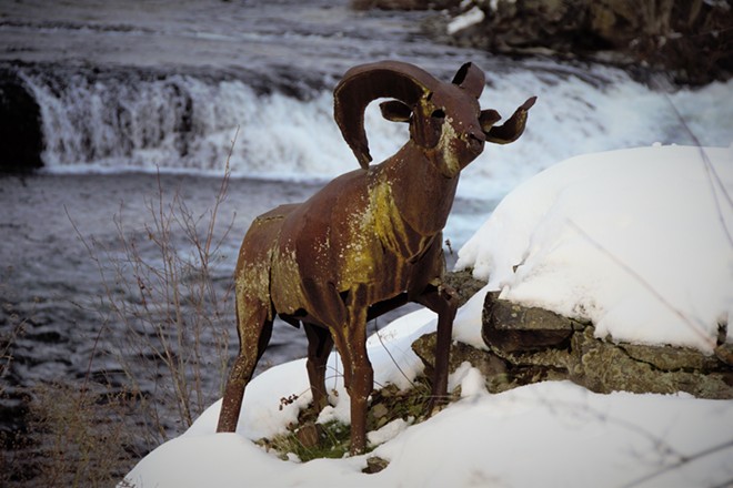 Art Ram at Spokane Falls