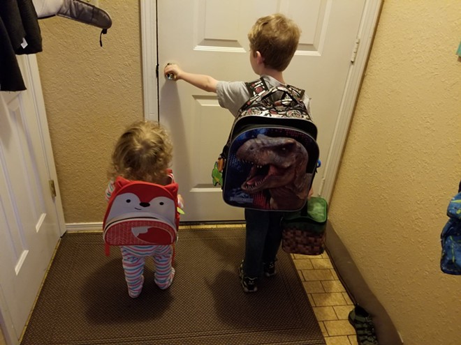 Brother's First Day of School