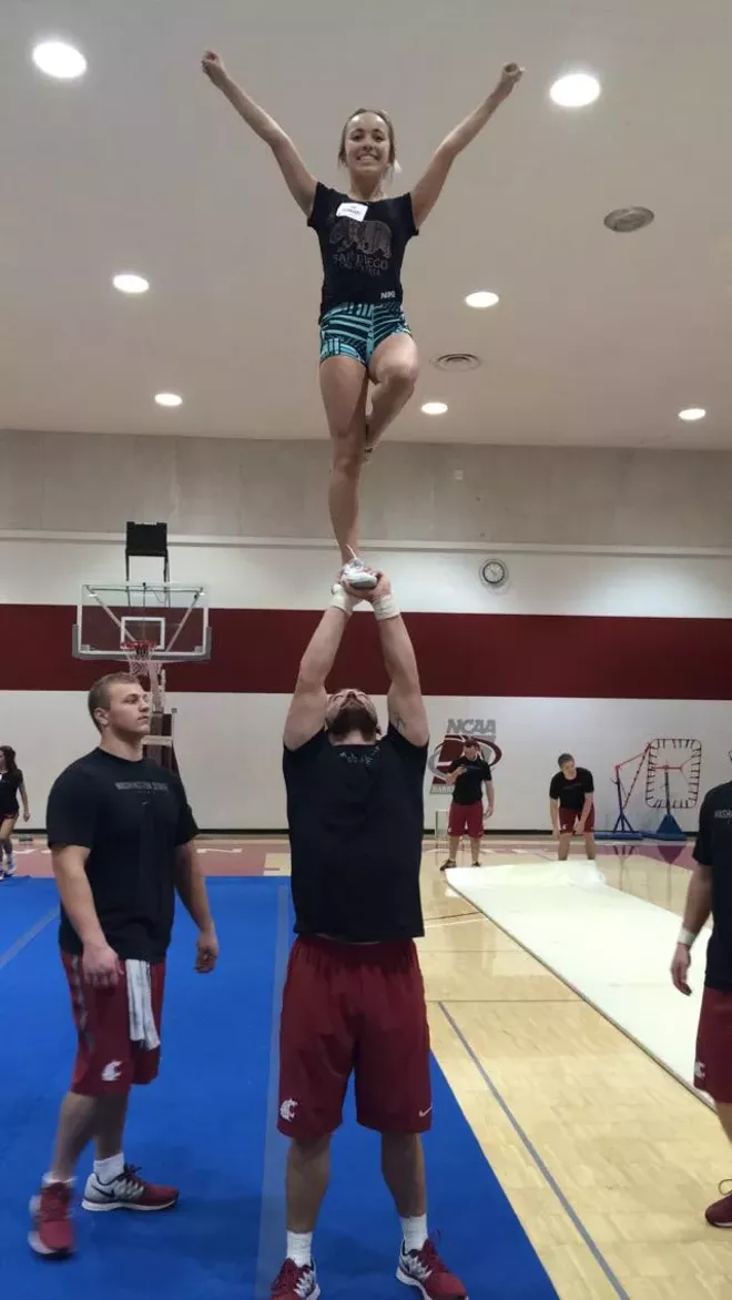 Inland 360: Where you go for what you do | Gallery | Cheerleader Stunt