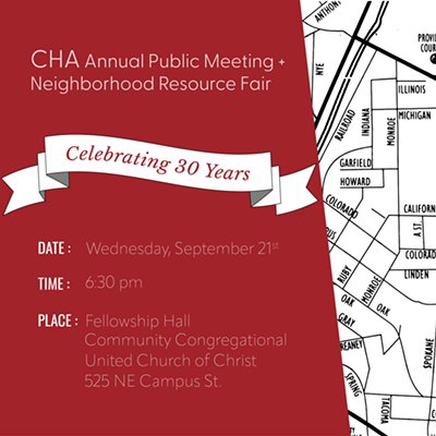 College Hill Association Annual Public Meeting + Neighborhood Resource Fair