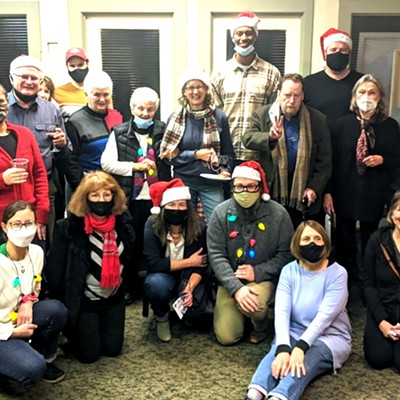 Thanks to vaccination, the CHA board of directors was able to host a small holiday party for supporting members and community partners at the Pullman Depot Heritage Center on December 4, 2021.