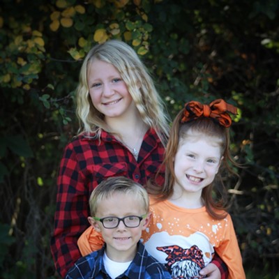 Wyatt 7, Natalie 8, and faith 12 .. all three cousins and family memories and growing up