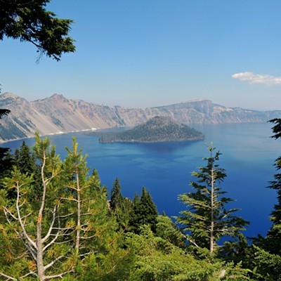 This image of Crater Lake with Wizard Island in the middle was taken by Leif Hoffmann (Clarkston, WA) on July 29, 2019, while visiting Crater Lake National Park with family.