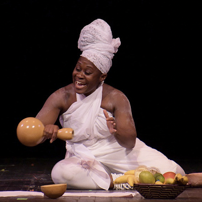 Performance Artist, Dr. Nana Ama Oforiwaa Aduonum, Professor of Ethnomusicology, Illinois State University