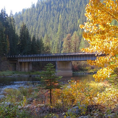 Le Ann Wilson of Orofino,took this fall foliage photo just below Bungalow Bridge, on the North Fork Ranger District. The picture was taken October 16.