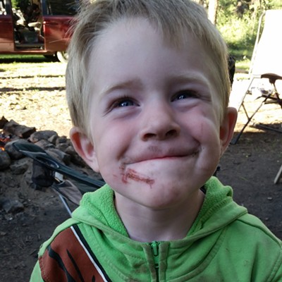 While camping in the Blue Mountains over the Fourth of July weekend, my little guy went wildflower hunting and came back with this bounty.