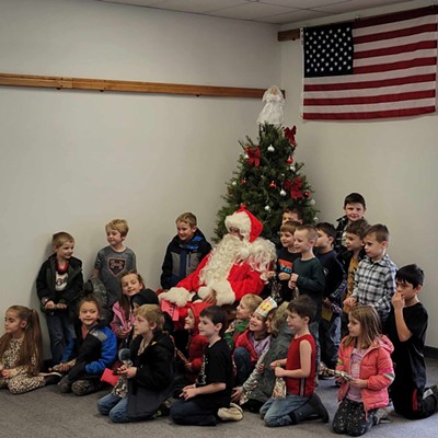 Mrs Wareham's 1st Grade class sang Christmas songs for the Genesee Seniors at Noon on Monday, December, 18, 2023, at the Genesee Senior Center. When they completed their concert, the students were excited to see Santa arrive. All 24 students were eager to sit on Santa's lap and share what they want for Christmas.