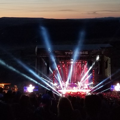 Sunset at the Gorge watching the Zac Brown Band