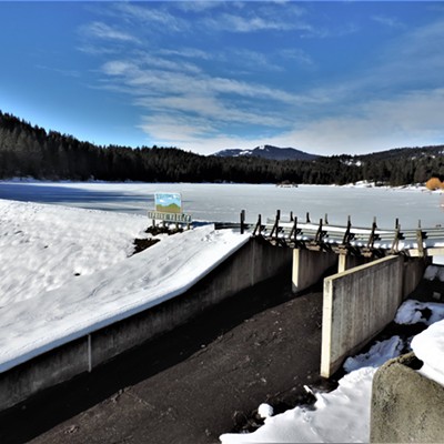 Icy Spring Valley Reservoir