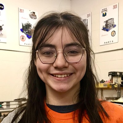 Ruby Claire Johnson-Leung, a junior from Moscow High School is one of four elite Dean's List Finalists from the Pacific Northwest FRC District (FIRST ROBOTICS). She will compete at the FIRST Championships held in Houston, TX, April 17-20th. Ruby Claire has been a member of the 4-H Palouse Area Robotics Team SciBorgs for two seasons. She is the Lead Robot Designer/CAD Lead, Co-Lead Mechanical Student, Lead Business Student, and Drive Team Coach at Competitions. Ruby Claire’s greatest skill is her willingness to take on a hard and novel task, ask the right questions, give it a wholehearted try and then be ready to fail and learn and grow into new skills and confidence.  Ruby does not only practice this herself, but models and encourages this growth mindset for the whole SciBorg team, regardless of subteam or level of expertise.