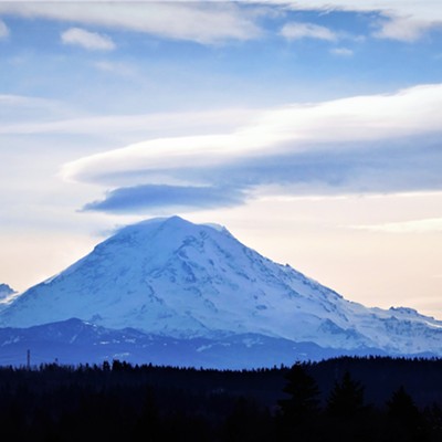 On the way back from Olympia, we were in awe of the beauty of Mt. Rainier. Taken by Mary Hayward of Clarkston on Jan. 28, 2017.