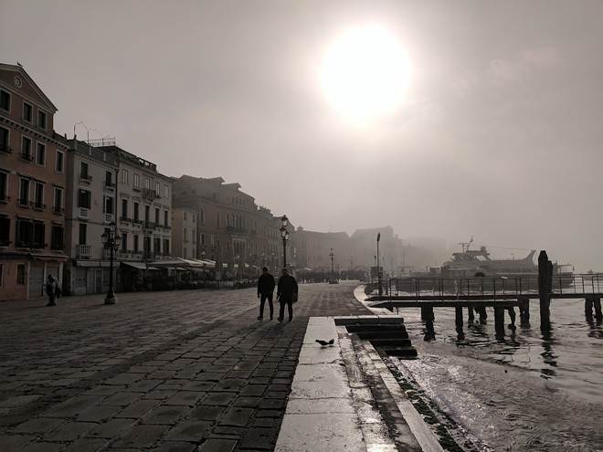 Misty morning in Venice