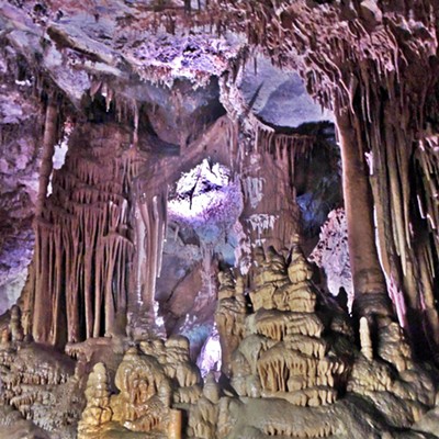 This look at the illuminated interior of Lewis and Clark Caverns was taken by Leif Hoffmann (Clarkston, WA) while visiting Montana's first state park with family on September 1, 2019.