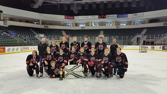 Moscow High School hockey team