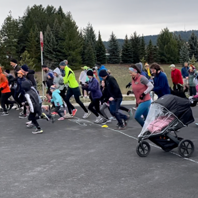 Over 85 runners and walkers took to the Latah bike path Thanksgiving morning in Moscow for Strolling Like a Mother's 5th annual free family Turkey Trot. This year's 5k brought in over $500 for the Anna Schindler Foundation, which helps the families of pediatric oncology patients in the Inland Northwest with lodging, travel expenses, and food. 

For more information about the Anna Schindler Foundation, please visit: https://www.annaschindlerfoundation.org/