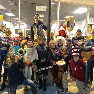 Moscow Volunteer Peace Band celebrates Samedi Gras