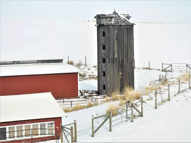Old Grain silo on Farm Property