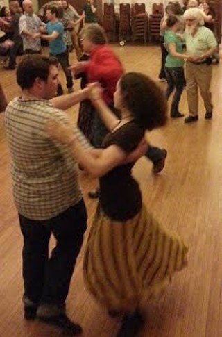 Old-time contra dance