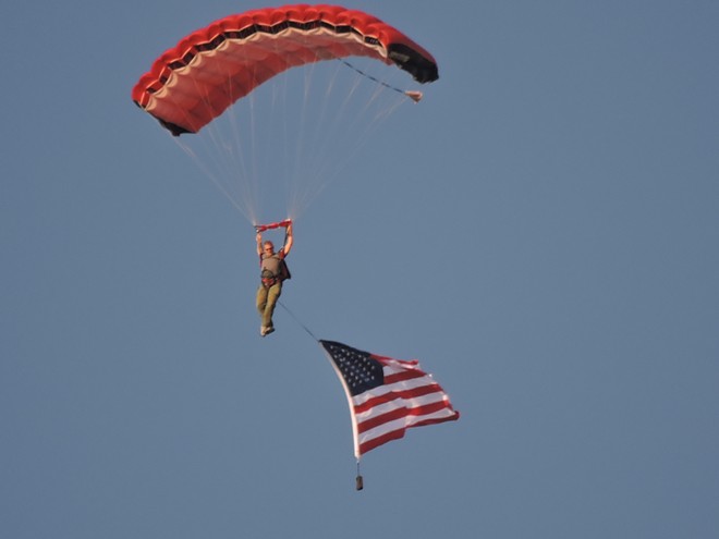 Patriotic Paratrooper