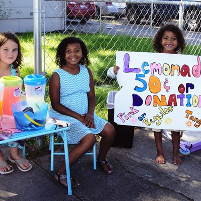 We stopped at this lemonade stand in Clarkston and what great kids! July, 2016. Taken by Mary Hayward of Clarkston.