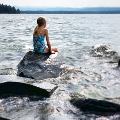 My daughter, Graiclyn Cera, 10, relaxing at the lake in McCall Idaho. Photo by Shayla McCollum, taken Aug. 14, 2016.