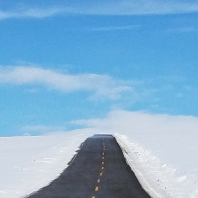 The 28th Street Hill off of Tammany Creek Road reminded me of a "road to heaven" recently. Photo taken by Ken Bonner February 26, 2019.
