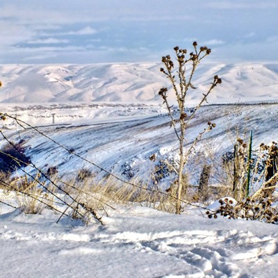 Snow on the Lewiston Hill