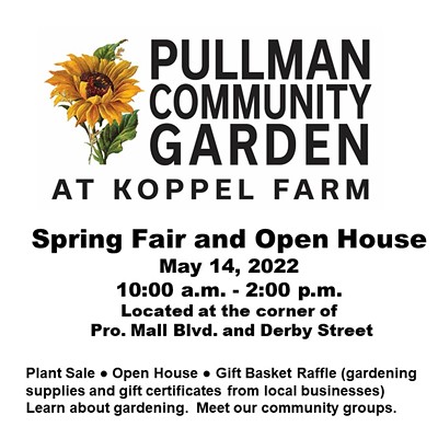 Pullman Community Garden Spring Fair
