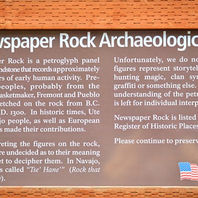 Story of newspaper rock. Taken April 30 by Mike Gutgsell, outside Canyonlands National Park, Utah