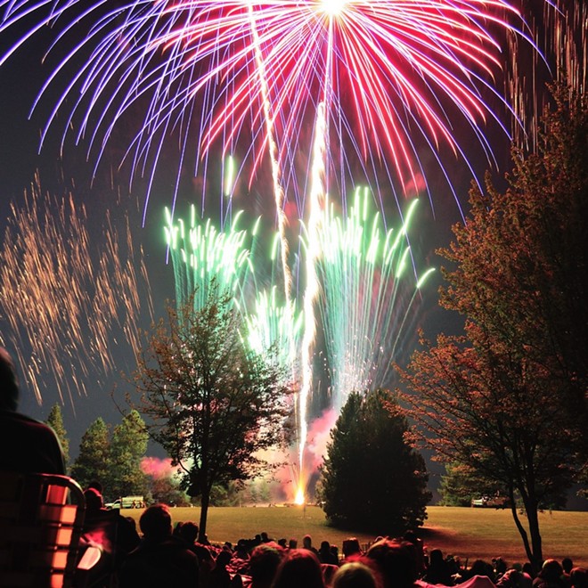 Sunnyside Park, Pullman. 4th of July, 2012 by Liang Wei, at U of Idaho
