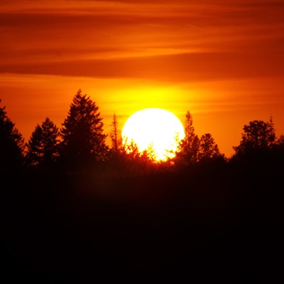 Sunset near Weippe, Idaho
    Thursday, April 21, 2016