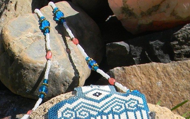 Traditional, Indigenous-themed beadwork
