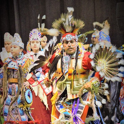 The University Of Idaho had the Tutxinmepu Pow Wow in the Kibby Dome April 6, 2019. Many great dancers and bright colors. Mary Hayward of Clarkston took this shot.