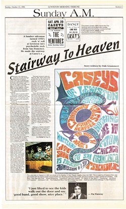 Stairway to Heaven: With Casey's a lumber salesman turned Lewiston into a 1960s rock haven