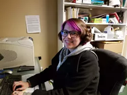 Megan Johnson, University of Idaho Student Intern and Morning Mix host. Photo courtesy of Maree McHugh.