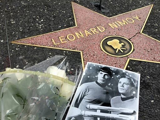 Spock's ears: a pointy trademark for Leonard Nimoy