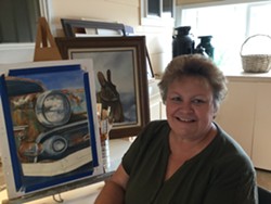 Painter takes her art to the outdoors: Regional artist debuts six &#147;plein air&#148; paintings at LCSC