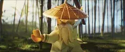 Warner Bros. Pictures via APMaster Wu, voiced by Jackie Chan, is shown in a scene from "The Lego Ninjago Movie."