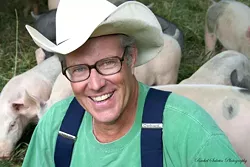 Ecstasy and lunatic farmers &#151; Joel Salatin talks about regenerative farming and dinner plans