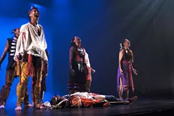 Kaha:wi Dance Theatre's production of "The Honouring" pays homage to First Nations warriors of the War of 1812. The troupe will take the stage Friday evening at Washington State University's Jones Theatre in Pullman. - - BY J. JENKINS