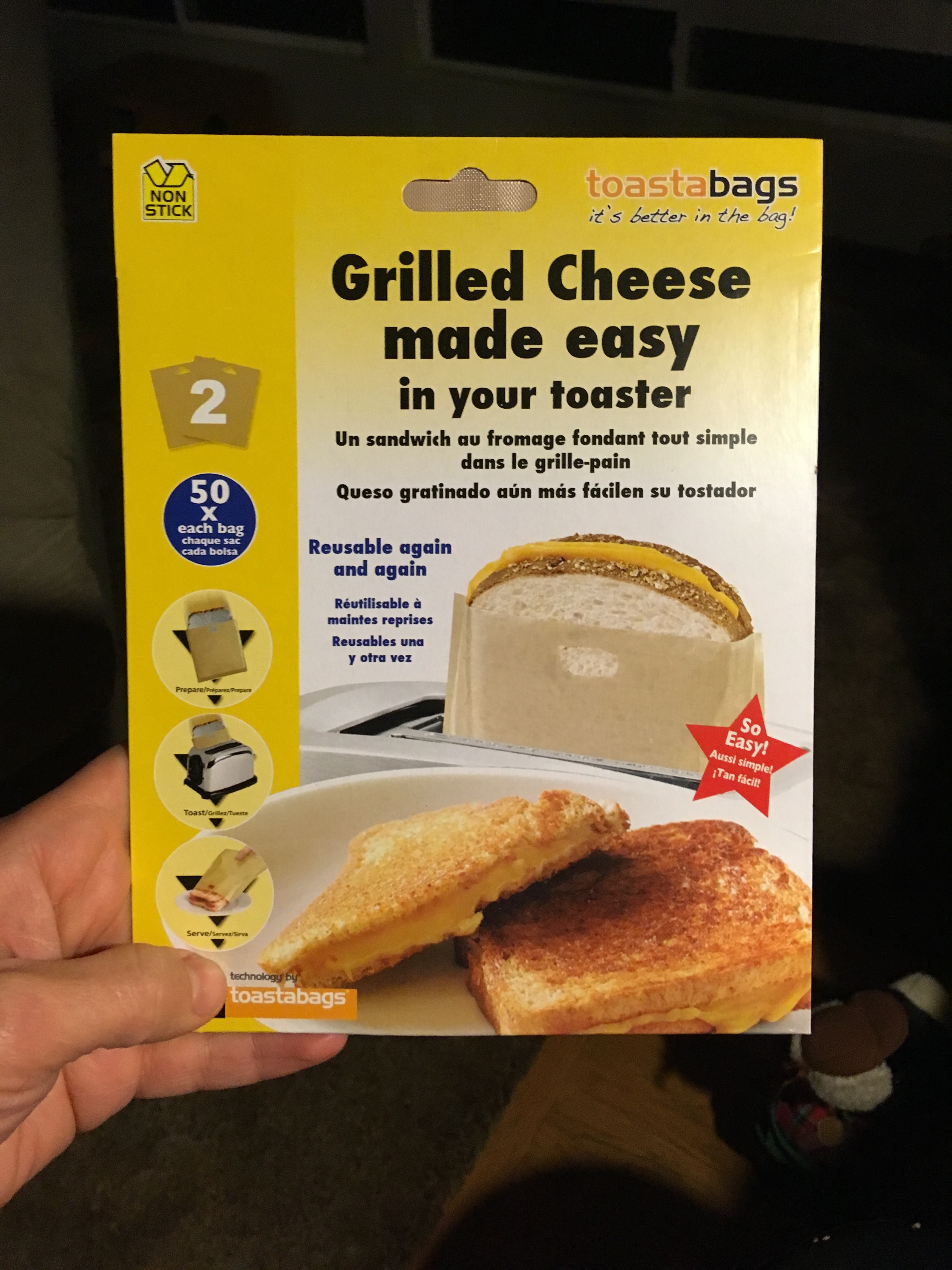 Say cheese: Sandwich preparation product gives -- and gets -- no love