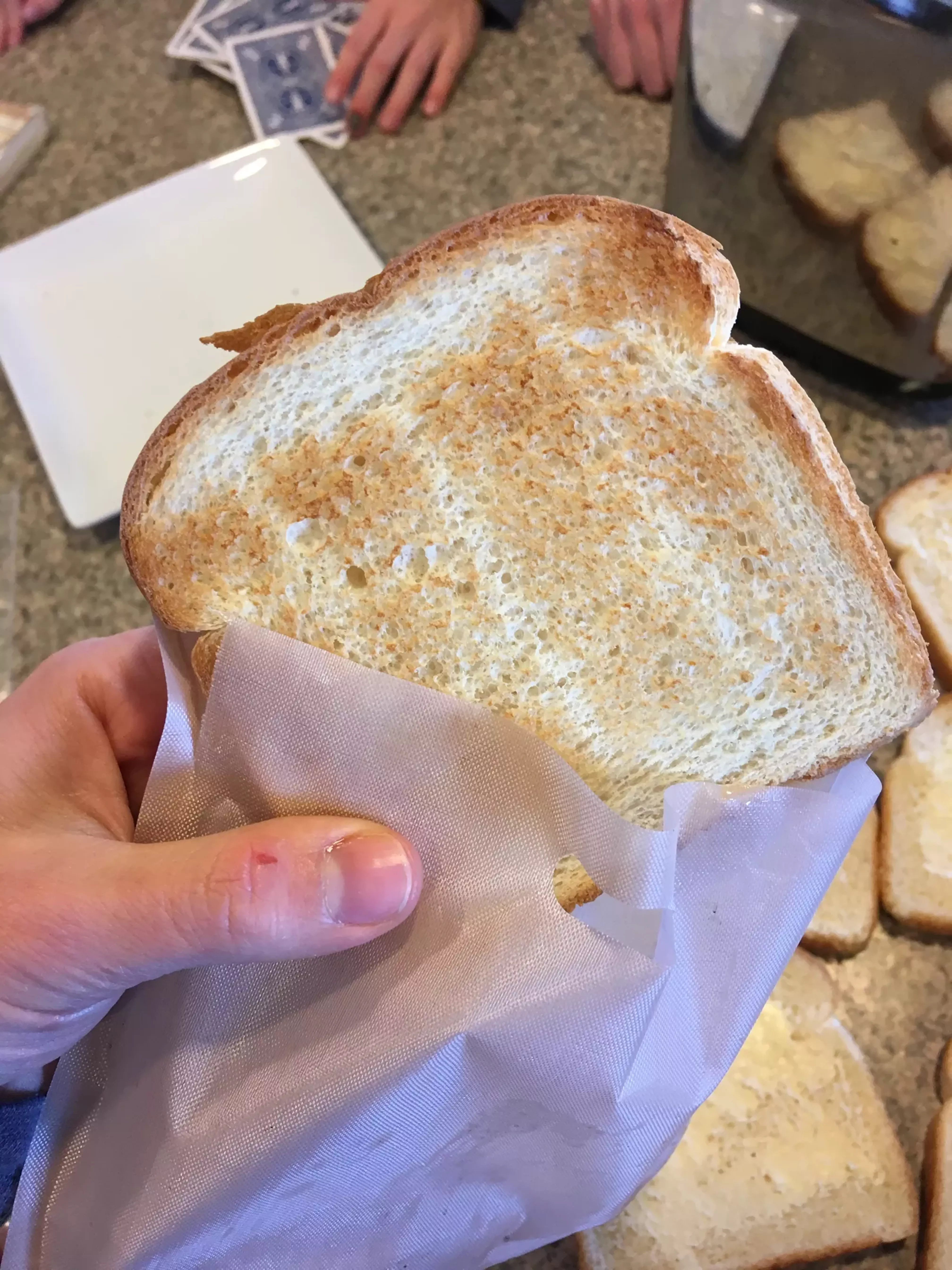 Say cheese: Sandwich preparation product gives -- and gets -- no love